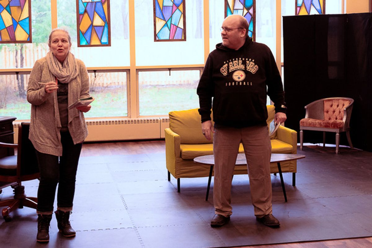 Lillian Ryan Farrell, Stephen Burke at 