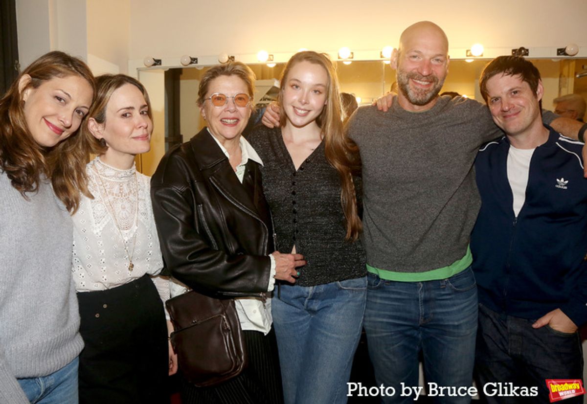 Natalie Gold, Sarah Paulson, Annette Bening, Ella Beatty, Corey Stoll and Michael Esper at 