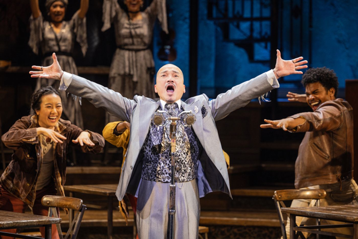 Photos: First Look at Father/Daughter Duo Jon Jon and Isa Briones in HADESTOWN  Image