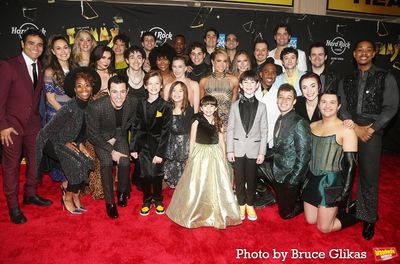 The Cast of "The Who's Tommy" including Ali Louis Bourzgui, Alison Luff, Adam Jacobs, Photo