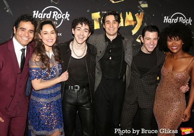 Adam Jacobs, Alison Luff, Ali Louis Bourzgui, Bobby Conte, John Ambrosino and Christi Photo