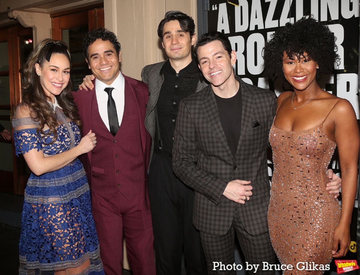 Alison Luff, Adam Jacobs, Bobby Conte, John Ambrosino and Christina Sajous  at 