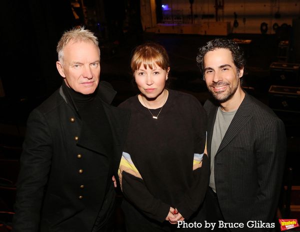 Sting, Kate Prince and Alex Lacamoire Photo