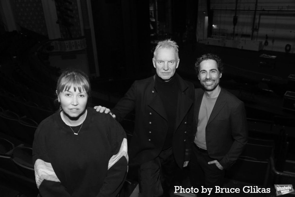 Kate Prince, Sting and Alex Lacamoire at 