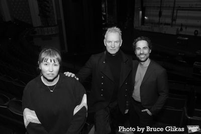 Kate Prince, Sting and Alex Lacamoire Photo