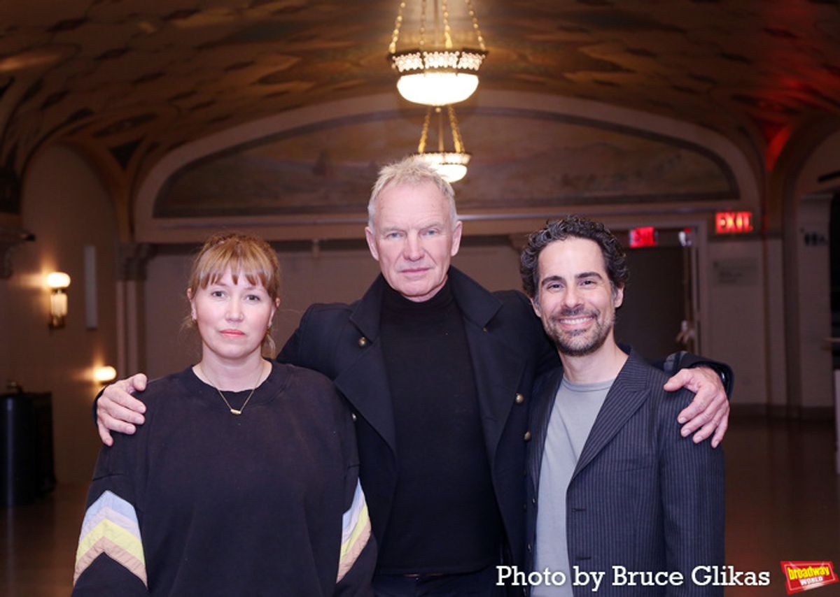 Kate Prince, Sting and Alex Lacamoire at 