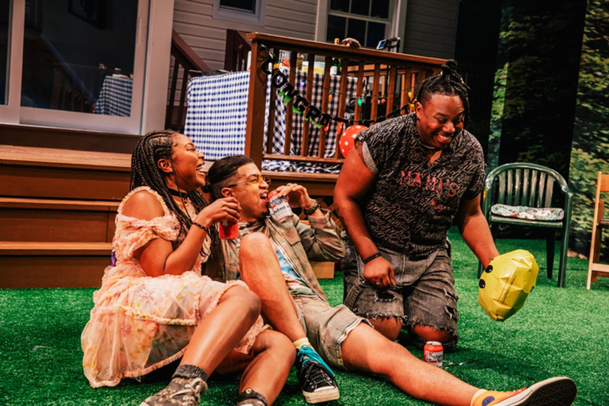 Adrianna Mitchell, Chris Herbie Holland and Marcel Spears at 