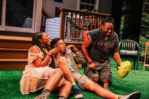 Adrianna Mitchell, Chris Herbie Holland and Marcel Spears Photo