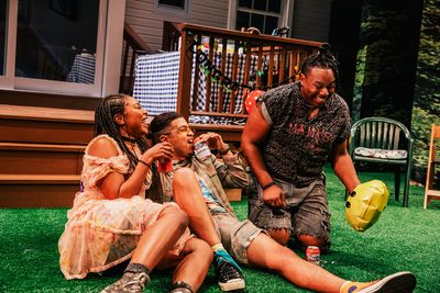 Adrianna Mitchell, Chris Herbie Holland and Marcel Spears Photo