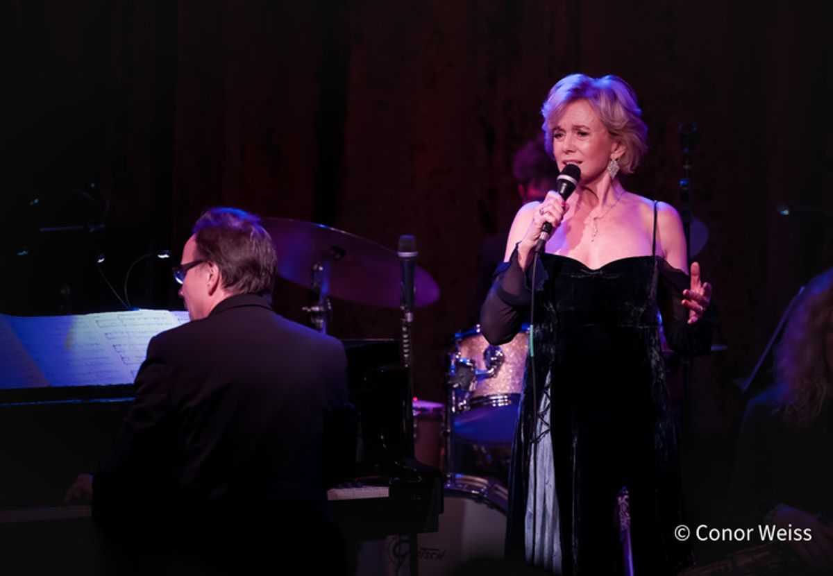 Linda Purl and music director Tedd Firth. Photo credit: Conor Weiss at 