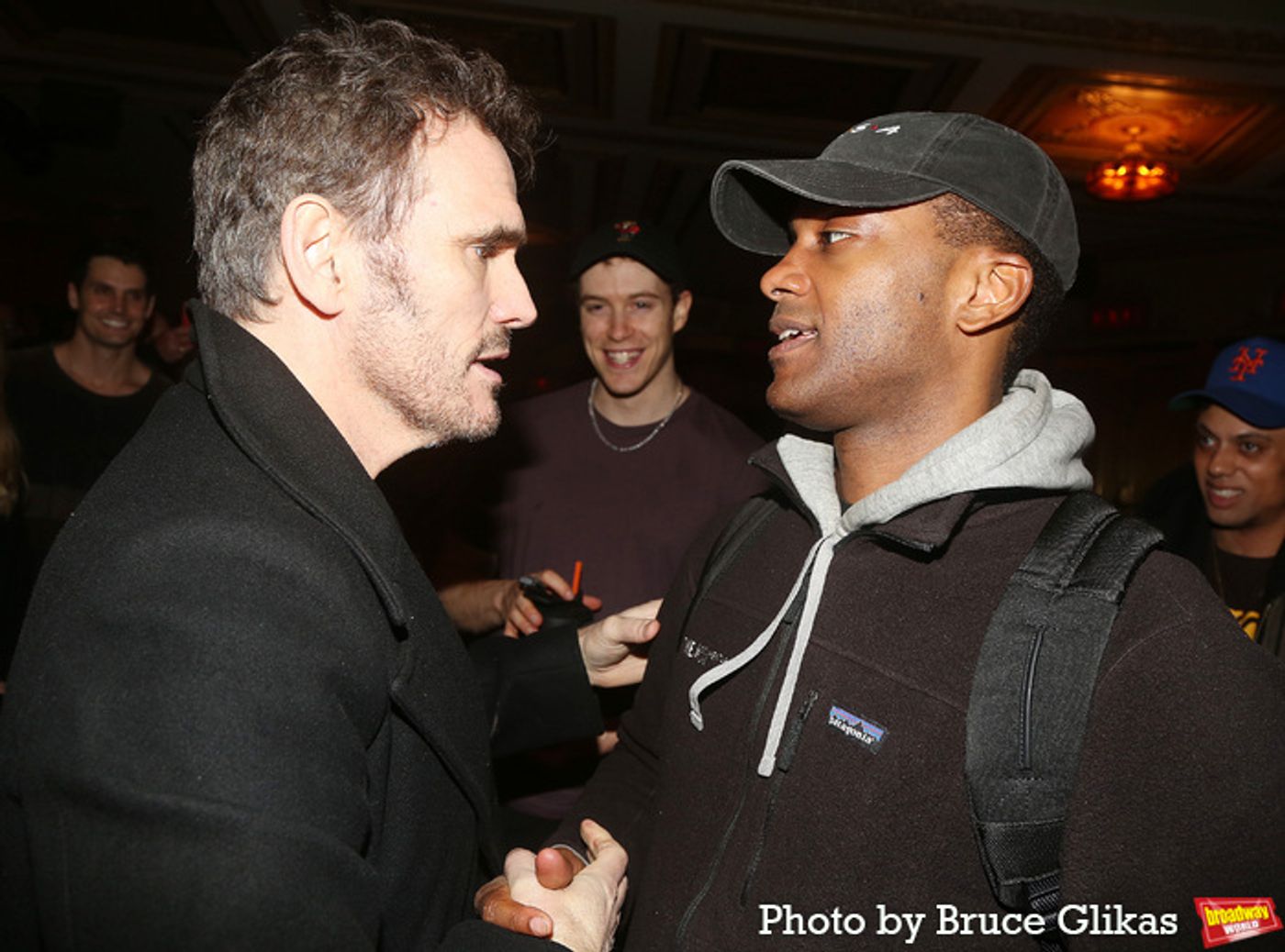 Photos: Original Greaser Matt Dillion Visits THE OUTSIDERS on Broadway  Image