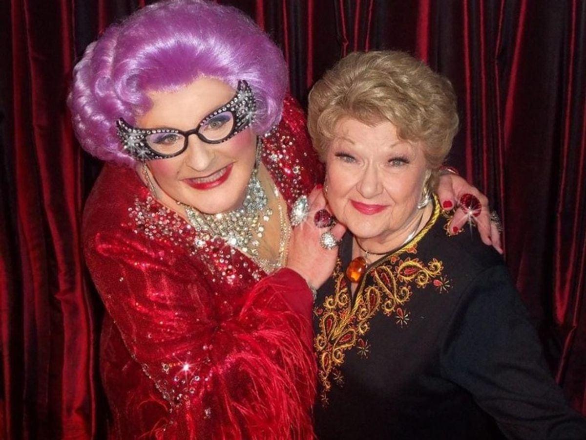 Marilyn with the author of this interview at 