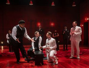 Lorenzo Rush, Jr., Rob Lindley, Erik Hellman, Nate Burger @ BroadwayWorld Lorenzo Rush, Jr., Rob Lindley, Erik Hellman, Nate Burger Photo