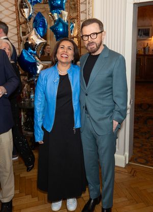 Nina Nannar, Bjorn Ulvaeus @ BroadwayWorld Nina Nannar, Bjorn Ulvaeus Photo
