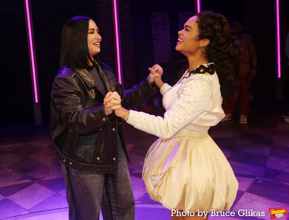 Demi Lovato and Lorna Courtney at 