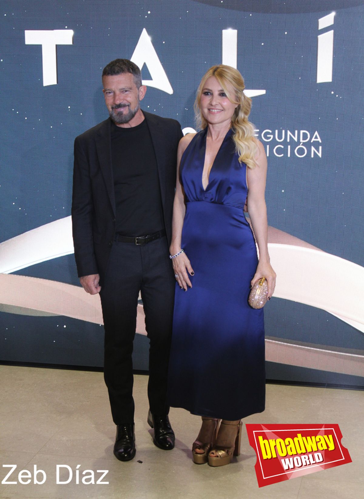 Antonio Banderas y Cayetana Guillén Cuervo at 