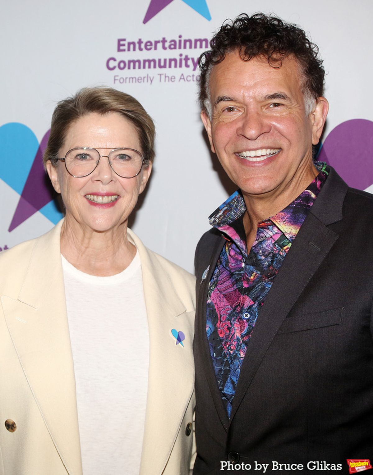 Annette Bening and Brian Stokes Mitchell at 