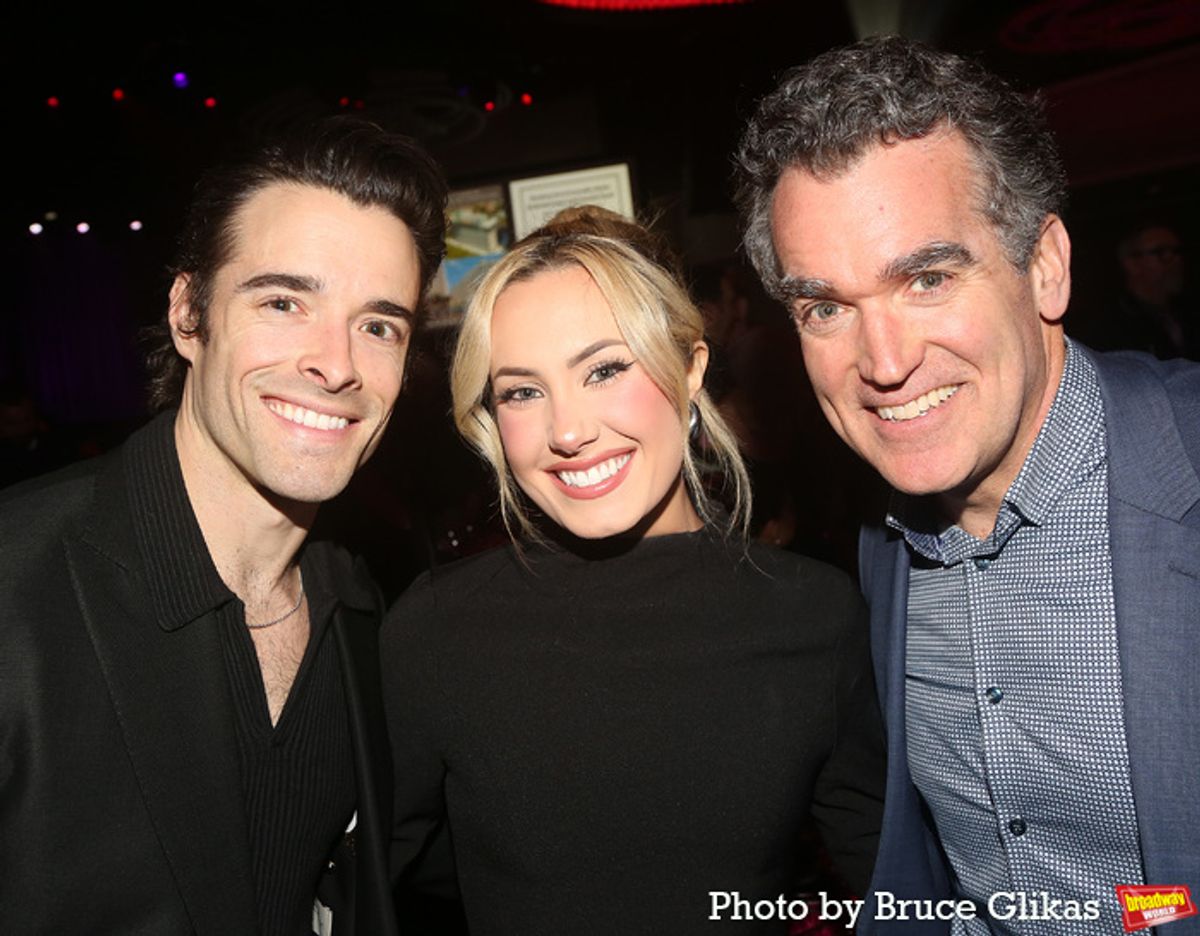 Corey Cott, McKenzie Kurtz and Brian d'Arcy James at 