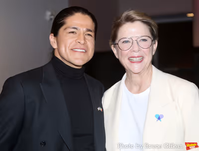 Cristo Fernandez and Annette Bening Photo