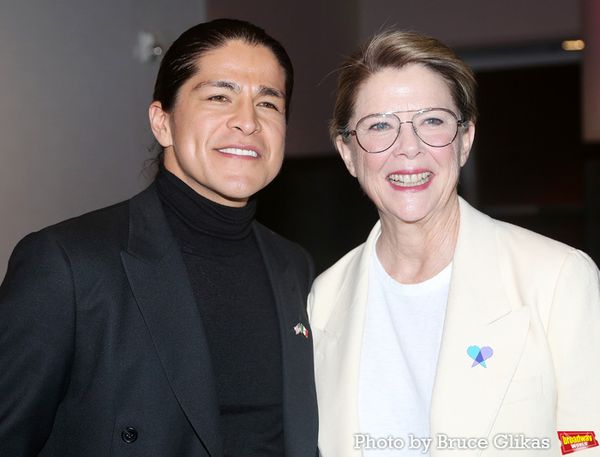 Cristo Fernandez and Annette Bening Photo