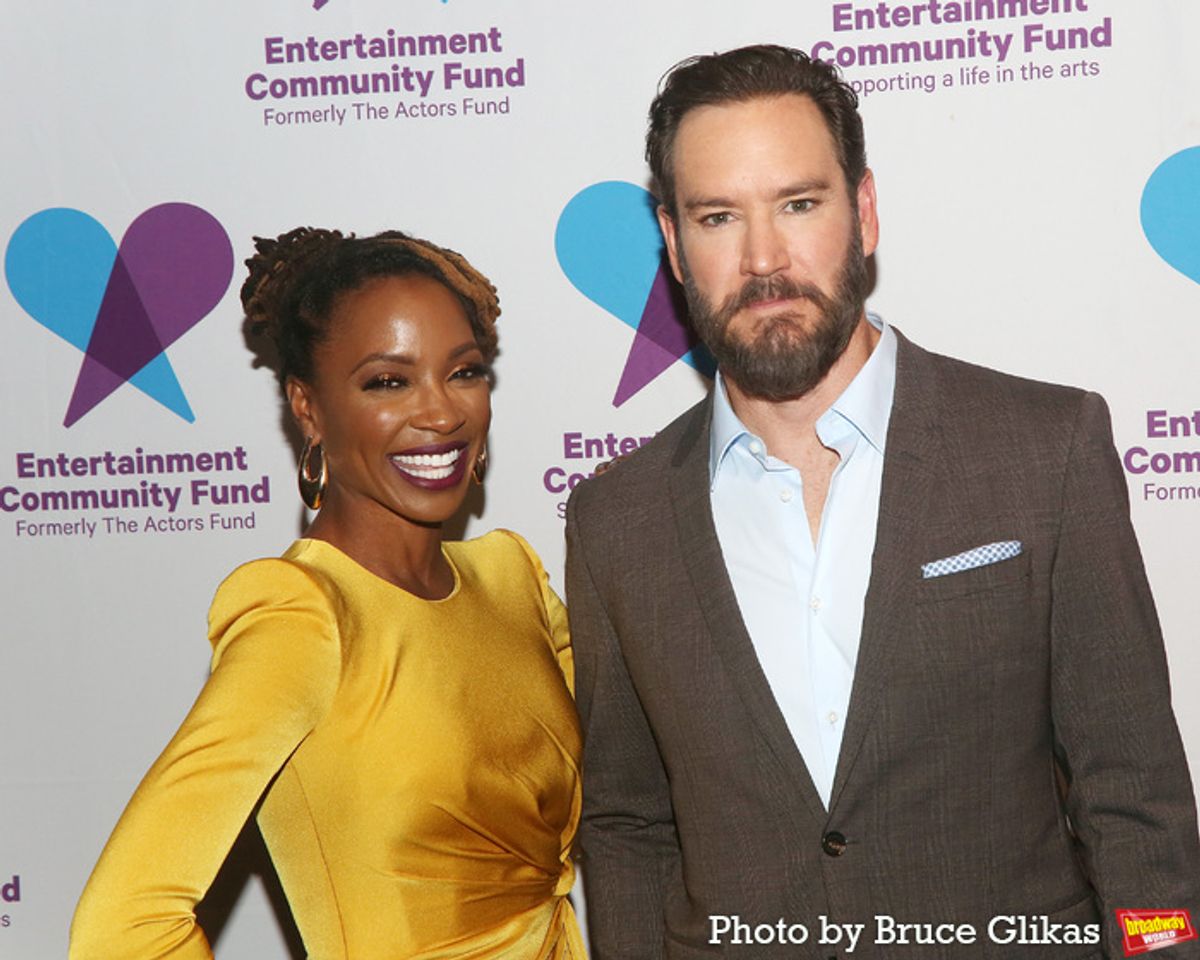 Shanola Hampton and Mark-Paul Gosselaar at 