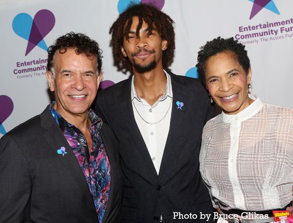 Brian Stokes Mitchell, Ellington Stokes Mitchell and Allyson Tucker Photo