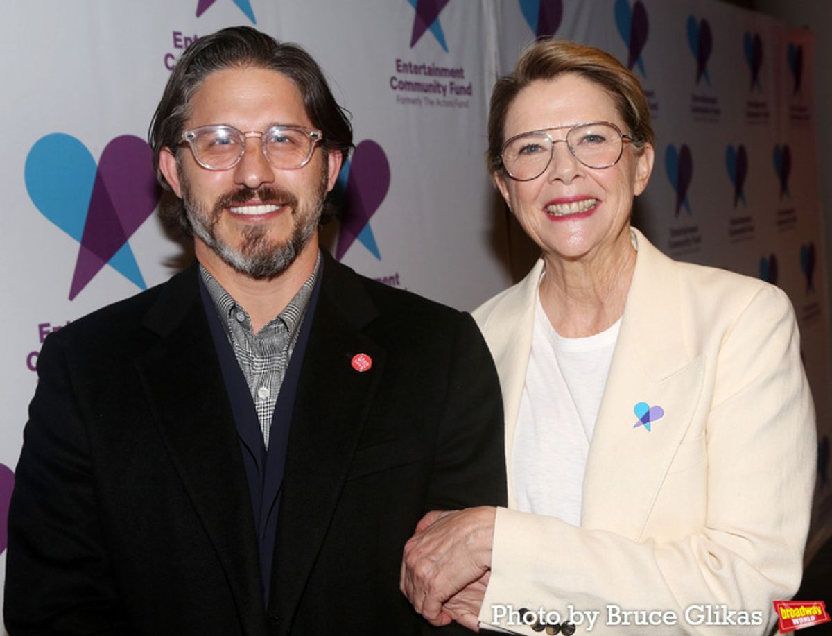 Franklin Latt and Annette Bening at 