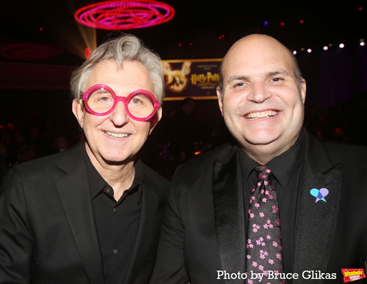 Thomas Schumacher and Medical Director at The Samuel J. Friedman Health Center for the Performing Arts Dr. Jason Kindt at 