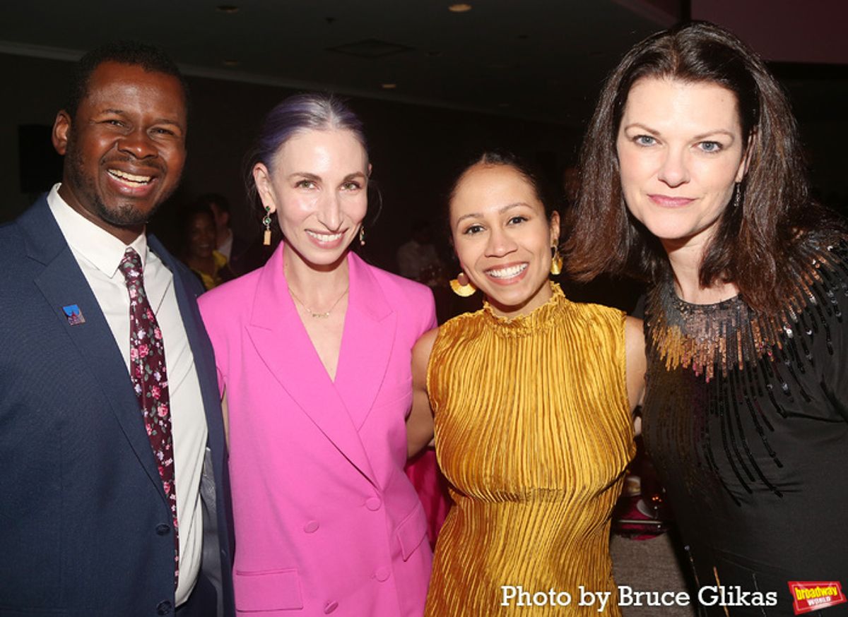 Rashaan James II, Nikka Graff Lanzarone, Carla Martinez and Kate Shindle at 