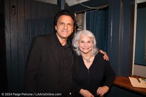 DINNER WITH FRIENDS director and producer Peter Allas with friend and actor Lisa Pesc Photo