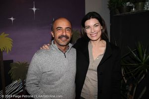 Actor friend and DINNER WITH FRIENDS cast member Amy Motta at the opening night of DI Photo