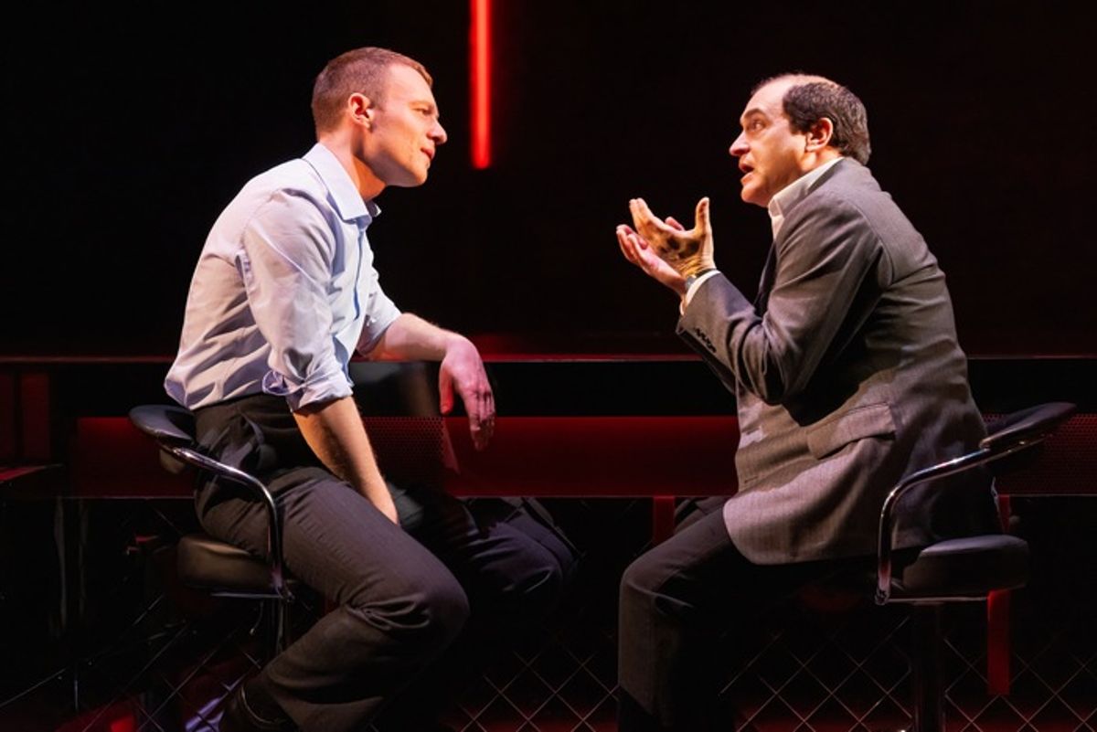 Luke Thallon and Michael Stuhlbarg at 