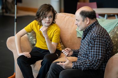 Ellis Myers and Jason Alexander Photo