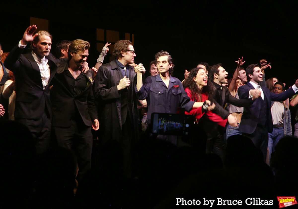 Jamestown Revival's Jonathan Clay and Zach Chance, Adam Rapp, Justin Levine and Danya Taymor, Rick Kuperman and Jeff Kuperman at 