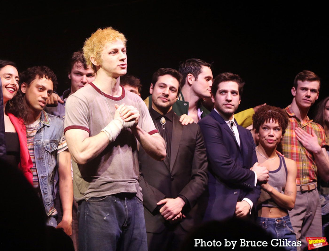 Photos: Go Inside THE OUTSIDERS Opening Night Curtain Call  Image
