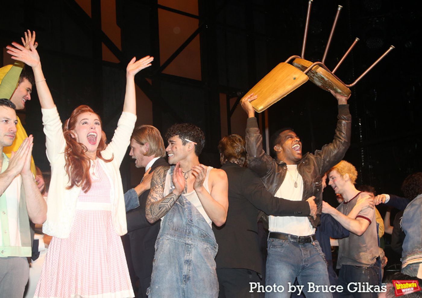 Photos: Go Inside THE OUTSIDERS Opening Night Curtain Call  Image