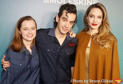 Vivienne Jolie-Pitt, Justin Levine and Angelina Jolie Photo