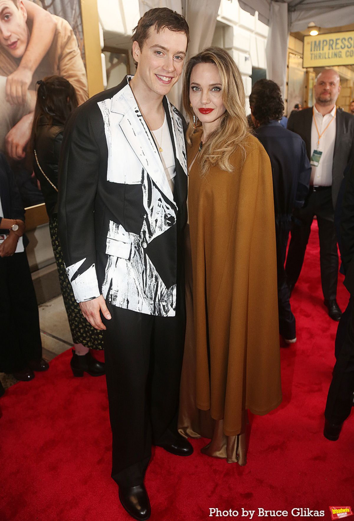 Brent Comer and Angelina Jolie at 