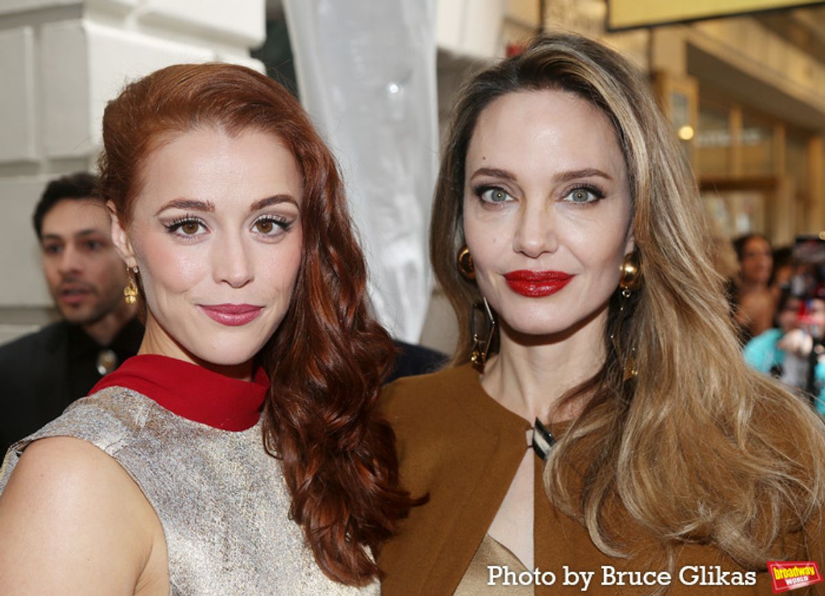 Emma Pittman and Angelina Jolie at 