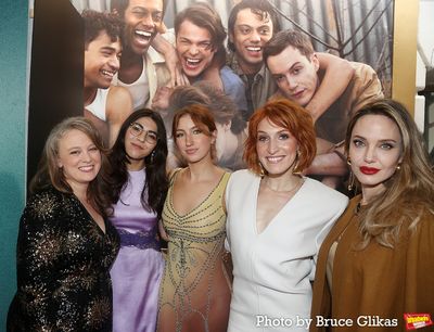 Katie Andrew, Miranda Cornell, Belen Cahill, Milena J. Comeau and Angelina Jolie  Photo