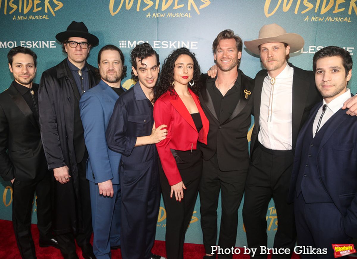 Rick Kuperman, Adam Rapp, Matt Hinkley, Justin Levine, Danya Taymor, Zach Chance, Jonathan Clay and Jeff Kuperman at 