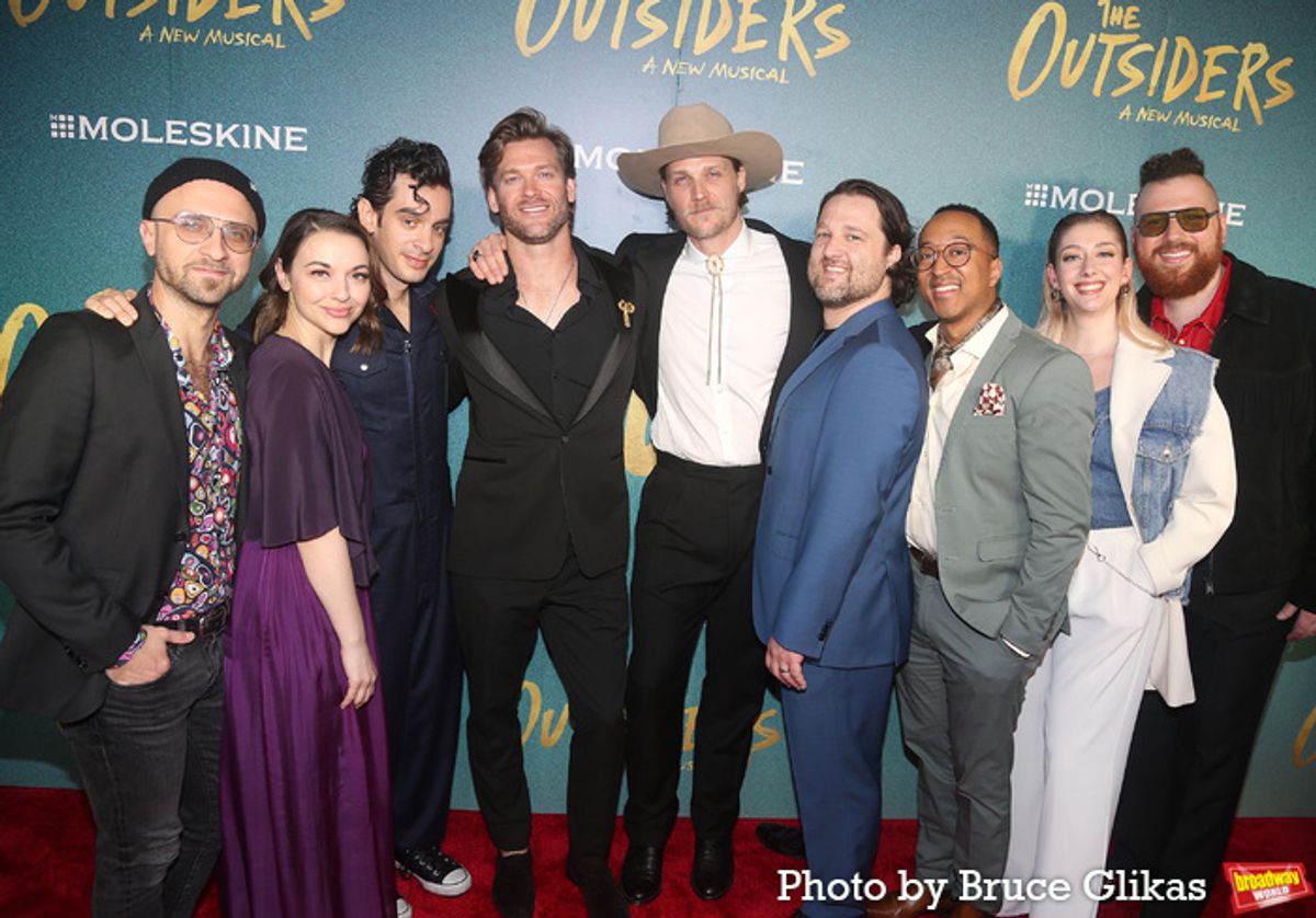 Justin Levine, Jamestown Revival's Zach Chance & Jonathan Clay and The Music Team of 'The Outsiders' at 