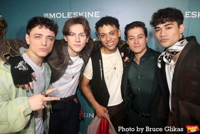 Trevor Wayne, Brody Grant, Sky Lakota-Lynch, Josh Strobl and Daryl Tofa Photo