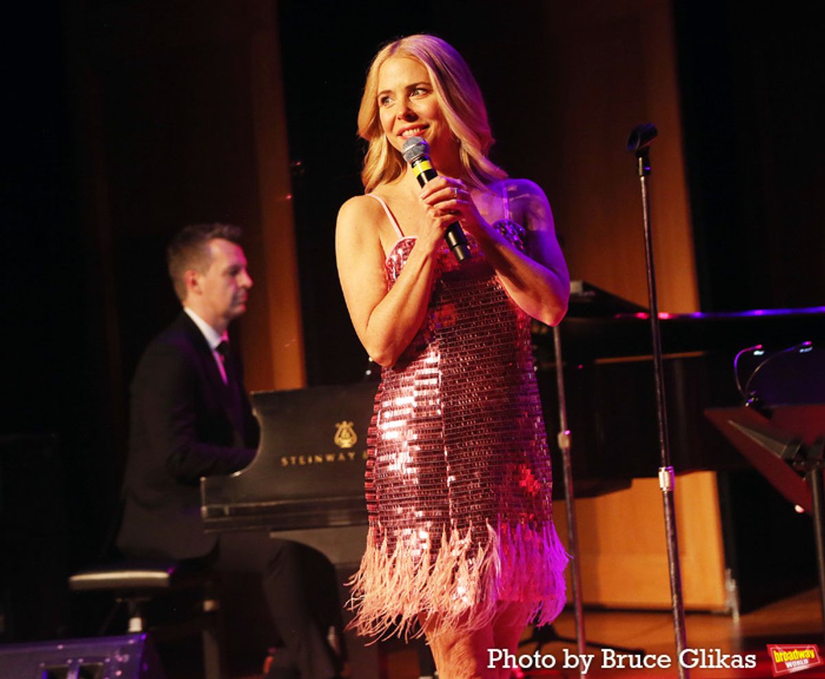 Musical Director Andrew Byrne and Kerry Butler  at 