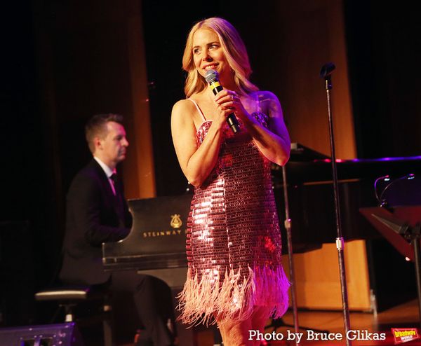 Musical Director Andrew Byrne and Kerry Butler  Photo
