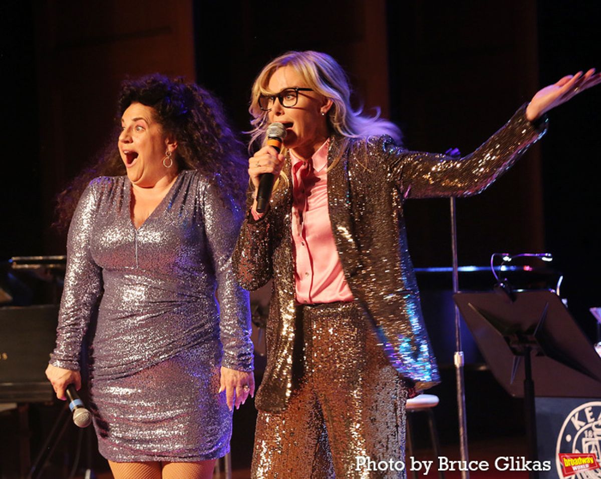 Marissa Jaret Winokur and Laura Bell Bundy at 