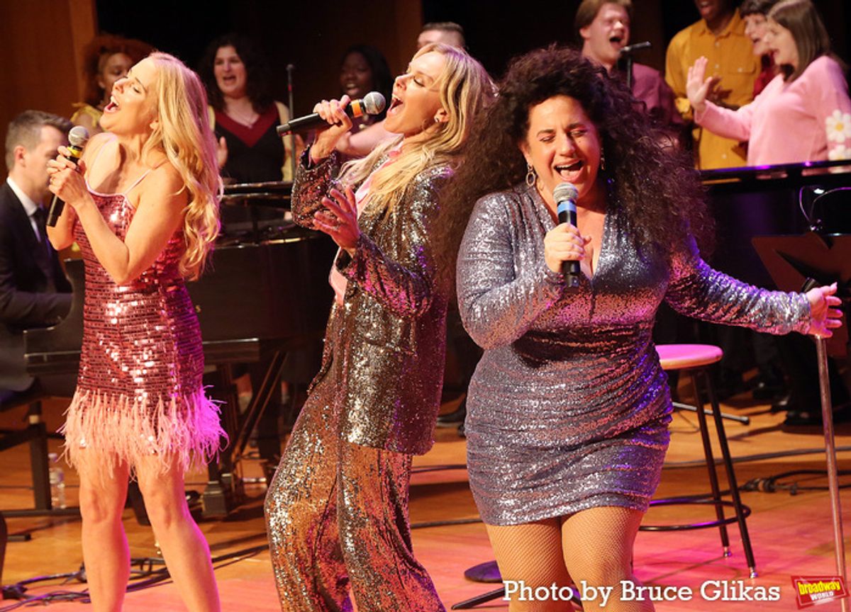 Kerry Butler, Laura Bell Bundy and Marissa Jaret Winokur at 