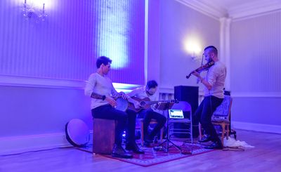 Musicians of Dawn till Dusk: Joe Tucker-Vikstrom, Charlie Rauh, and Valev Laube Photo
