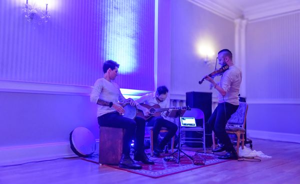 Musicians of Dawn till Dusk: Joe Tucker-Vikstrom, Charlie Rauh, and Valev Laube Photo