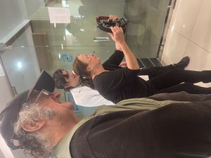 Geoffrey Gould, Patsy Dunn and Michael Beardsley   Photo